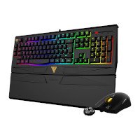 ราคา Gamdias Gaming Keyboard and Mouse รุ่น Ares 7 Color Combo (GKC6011)