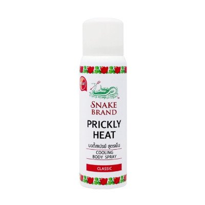 Snake Brand Prickly Heat Cooling Body Spray Classic 50ml (ตรางู ปริกลี่ฮีท คูลลิ่ง บอดี้สเปรย์ คลาสสิค ขนาด 50 มล.)
