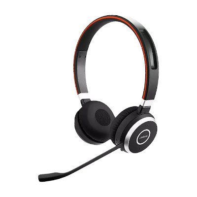 Jabra Bluetooth Headset with Quality Microphone หูฟังบลูทูธไร้สาย รุ่น Evolve 65 MS Stereo