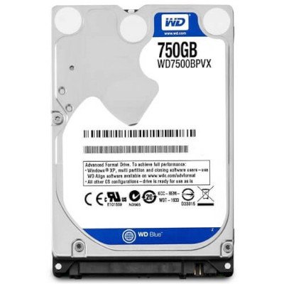 Western Digital WD Blue PC Mobile Desktop Internal Hard Drive 750GB รุ่น WD7500BPVX