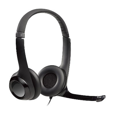 Logitech USB Headset with Noise-Cancelling Mic หูฟังยูเอสบี รุ่น H390