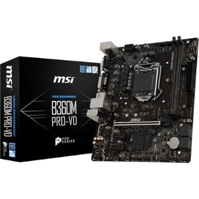 MSI Motherboard B360M PRO-VD