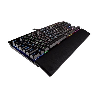 Corsair Compact Mechanical Gaming Keyboard CHERRY MX Red Switches รุ่น K65 Lux RGB
