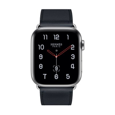 Apple Watch Hermes Series 4 Stainless Steel Case Leather Band GPS + Cellular 44mm