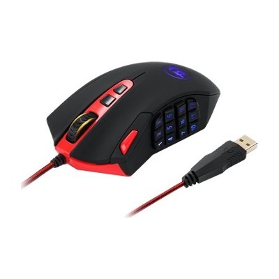 Redragon Perdition 16400DPI MMO LED RGB Wired Gaming Mouse รุ่น M901