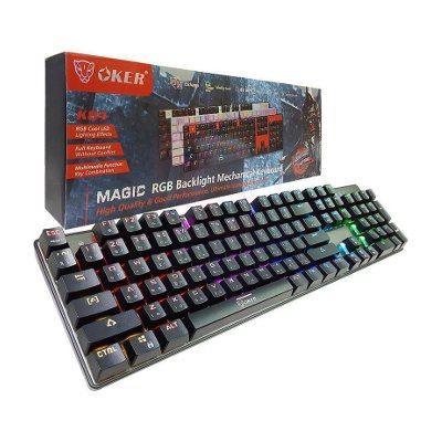 Oker Magic Backlight Mechanical Keyboard รุ่น K84