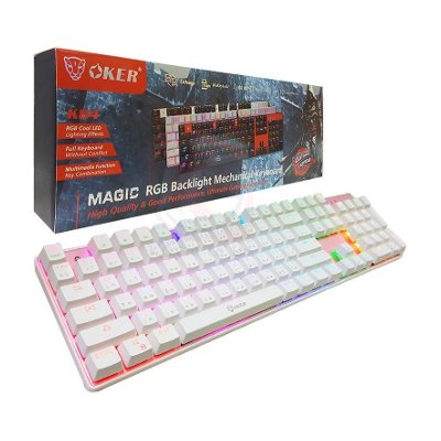 Oker Magic Backlight Mechanical Keyboard รุ่น K84