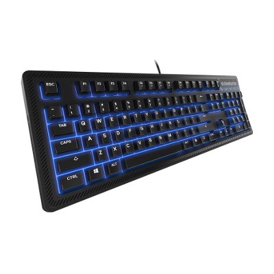 SteelSeries Backlit Anti-Ghosting Membrane Gaming Keyboard รุ่น Apex 100