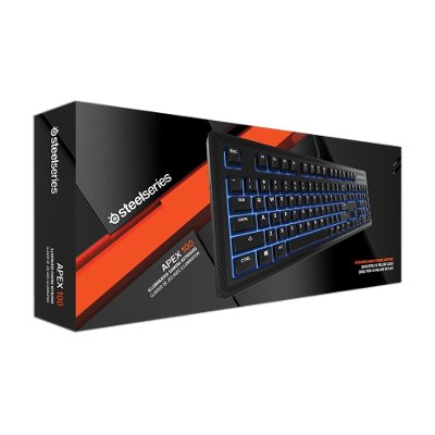 SteelSeries Backlit Anti-Ghosting Membrane Gaming Keyboard รุ่น Apex 100