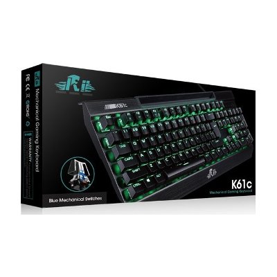 Rii 104keys Anti-ghosting PC Mechanical Gaming Keyboard รุ่น K61c