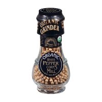 ราคา โดรกีเรีย & ออลิเมนทารี่ พริกไทยขาวเม็ดบดออร์แกนิค 45 กรัม (Drogheria & Alimentari Organic Grinder White Peppercorns Mill 1.58 oz 45g)