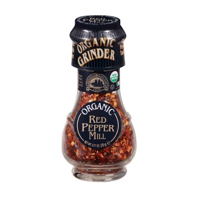 โดรกีเรีย & ออลิเมนทารี่ พริกขี้หนูบดออร์แกนิค 20 กรัม (Drogheria & Alimentari Organic Grinder Red Pepper Mill 0.71 oz 20g)