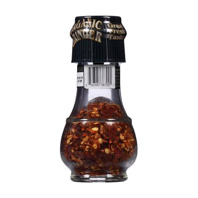 โดรกีเรีย & ออลิเมนทารี่ พริกขี้หนูบดออร์แกนิค 20 กรัม (Drogheria & Alimentari Organic Grinder Red Pepper Mill 0.71 oz 20g)