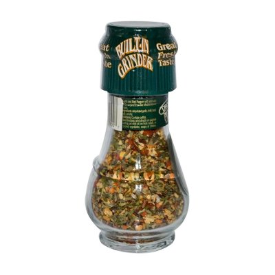 โดรกีเรีย & ออลิเมนทารี่ กระเทียม & พริกขี้หนู 30 กรัม (Drogheria & Alimentari Organic Grinder All Natural Garlic & Red Pepper Mill 1.06 oz 30g)