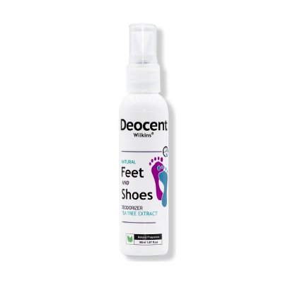 Deocent Wilkins สเปรย์ดับกลิ่นเท้า ลดกลิ่นอับรองเท้า 50 มล. (Deocent Wilkins Natural Feet and Shoes Deodorizer Tea Tree Extract Spray 50ml)