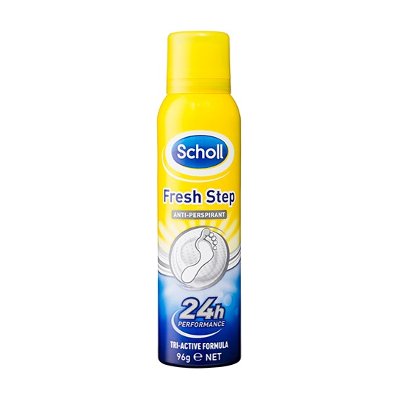 สกอลล์ เฟรช สเตป สเปรย์ระงับกลิ่นเท้า 150 มล. (Scholl Fresh Step Anti-Perspirant Foot Spray 150ml)