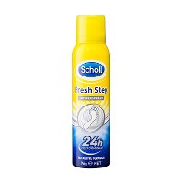 ราคา สกอลล์ เฟรช สเตป สเปรย์ระงับกลิ่นเท้า 150 มล. (Scholl Fresh Step Anti-Perspirant Foot Spray 150ml)