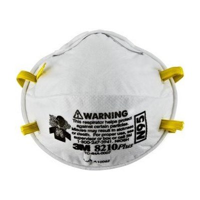 3เอ็ม 8210Plus มาตรฐาน N95 หน้ากากป้องกันฝุ่นละออง PM 2.5 บรรจุ 20 ชิ้น (3M 8210Plus N95 Particulate Respirator 20pcs)