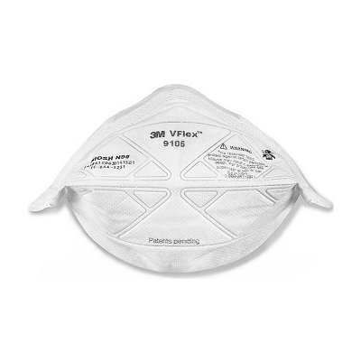 3เอ็ม VFlex 9105 มาตรฐาน N95 หน้ากากป้องกันฝุ่นละออง PM 2.5 (3M VFlex 9105 N95 Particulate Respirator)