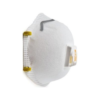 3เอ็ม 8511 มาตรฐาน N95 หน้ากากป้องกันฝุ่นละออง PM 2.5 พร้อมวาล์วระบายอากาศ (3M 8511 N95 Woodworking & Sanding Respirator Valve)