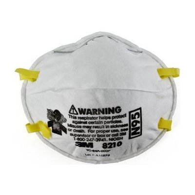 3เอ็ม 8210 มาตรฐาน N95 หน้ากากป้องกันฝุ่นละออง PM 2.5 (3M 8210 N95 Particulate Respirator)