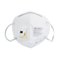 ราคา 3เอ็ม 9001V มาตรฐาน P1 หน้ากากป้องกันฝุ่นละออง PM 2.5 (3M 9001V P1 Particulate Respirator)