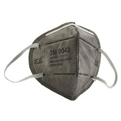 3เอ็ม 9043 มาตรฐาน P1 หน้ากากป้องกันฝุ่นละอองและกลิ่นเจือจาง PM 2.5 (3M 9043 P1 Folded Particulate Respirator)