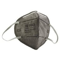 ราคา 3เอ็ม 9043 มาตรฐาน P1 หน้ากากป้องกันฝุ่นละอองและกลิ่นเจือจาง PM 2.5 (3M 9043 P1 Folded Particulate Respirator)