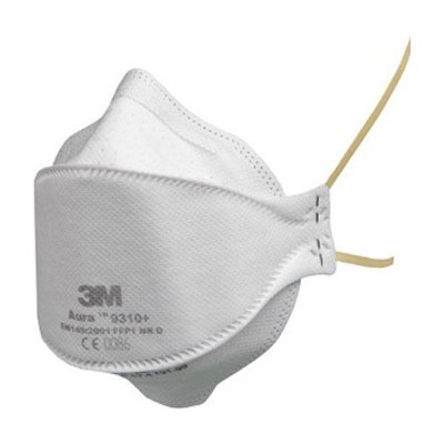 3เอ็ม Aura 9310A+ มาตรฐาน FFP1 หน้ากากป้องกันฝุ่นละออง PM 2.5 (3M Aura 9310A+ FFP1 Particulate Respirator)