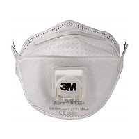 ราคา 3เอ็ม Aura 9332A+ มาตรฐาน FFP3 หน้ากากป้องกันฝุ่นละออง PM 2.5 พร้อมวาล์วระบายอากาศ (3M Aura 9332A+ FFP3 Particulate Respirator)