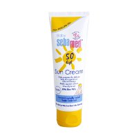 ราคา Sebamed Baby Sun Protection Cream SPF50+ 75ml (ซีบาเมด เบบี้ ซัน โพรเทค ครีมกันแดดสำหรับเด็ก 75มล.)