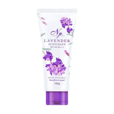 Ngam Pring Lavender Sunscreen SPF 60 PA+++ 100g (งามพริ้ง ครีมกันแดดน้ำแร่ลาเวนเดอร์ 100 กรัม)