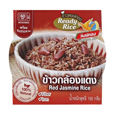 หงษ์ทอง ข้าวกล้องแดง พร้อมรับประทาน 150 กรัม