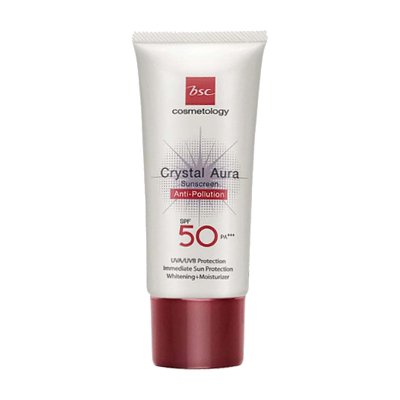 BSC Crystal Aura Sunscreen Anti-Pollution SPF50 PA+++ 25g