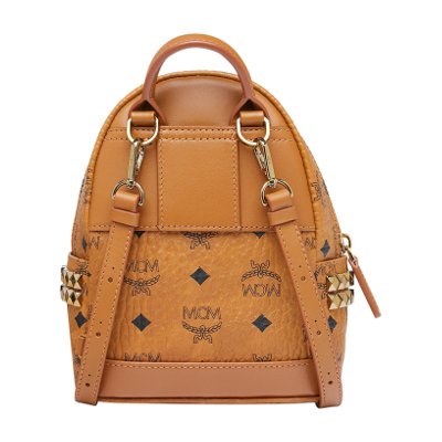 MCM Stark Side Studs Bebe Boo Backpack in Visetos กระเป๋าเป้สะพาย