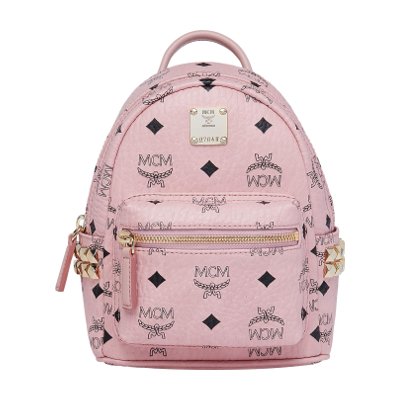 MCM Stark Side Studs Bebe Boo Backpack in Visetos กระเป๋าเป้สะพาย