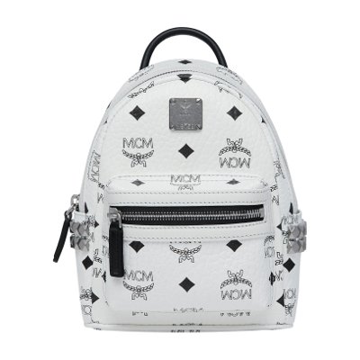 MCM Stark Side Studs Bebe Boo Backpack in Visetos กระเป๋าเป้สะพาย