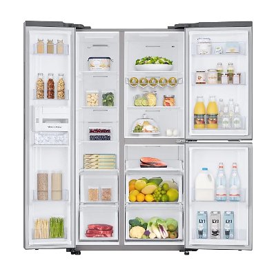 Samsung ตู้เย็น 3 ประตู Side by Side ขนาด 22.8 คิว รุ่น RS63R5581SL