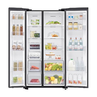 Samsung ตู้เย็น 2 ประตู ขนาด 23.1 คิว รุ่น RS62R50012C/ST