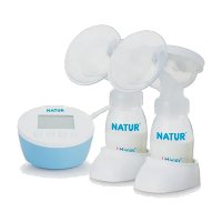 ราคา Natur เครื่องปั๊มน้ำนมไฟฟ้าแบบคู่ รุ่น D-3