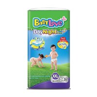 ราคา เบบี้เลิฟ เดย์ไนท์เเพนส์ กางเกงผ้าอ้อม ขนาด XXL 15-25 กก. 34 ชิ้น (BabyLove Day Night Pants Diapers Size XXL 15-25kg 34pcs)