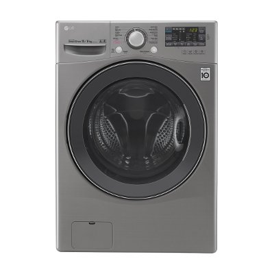 LG เครื่องซักผ้าฝาหน้า ขนาดซัก 15 กก. อบ 8 กก. รุ่น F2515RTGE