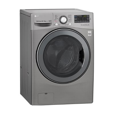 LG เครื่องซักผ้าฝาหน้า ขนาดซัก 15 กก. อบ 8 กก. รุ่น F2515RTGE