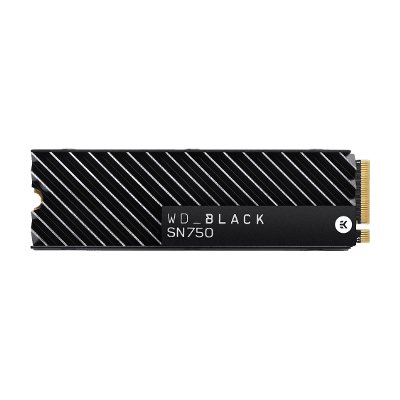 Western Digital WD Black PC SN750 NVMe SSD 500GB (WDS500G3XHC) with Heatsink