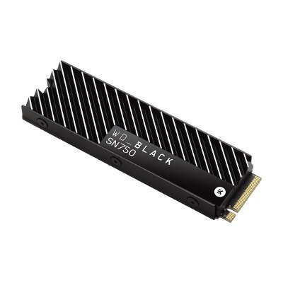 Western Digital WD Black PC SN750 NVMe SSD 1TB (WDS100T3XHC) with Heatsink