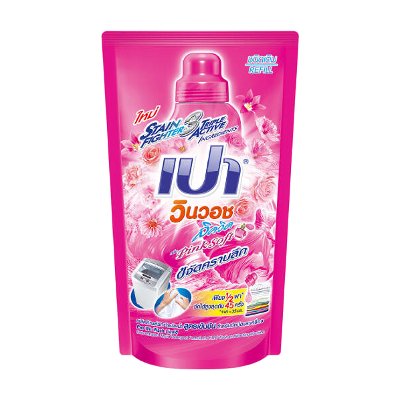 เปา วินวอช ลิควิด พิ้งค์ซอฟท์ ขจัดคราบลึก ชนิดเติม 700 มล. (Pao Win Wash Liquid Pink Soft Refill Concentrated Liquid Detergent 700ml)