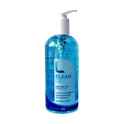 แอล คลีน เจล แอลกอฮอล์เจลล้างมือ 400 กรัม (L Clean Gel Hand Sanitizer 400g)