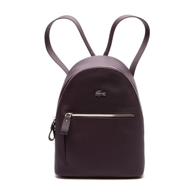 Lacoste Daily Classic Petit Pique Coated Canvas Backpack กระเป๋าเป้สะพายหลัง รุ่น NF2272DC