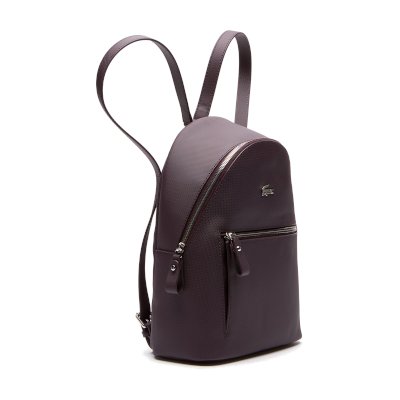 Lacoste Daily Classic Petit Pique Coated Canvas Backpack กระเป๋าเป้สะพายหลัง รุ่น NF2272DC