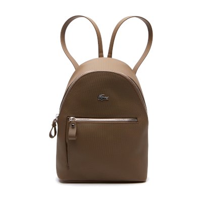 Lacoste Daily Classic Petit Pique Coated Canvas Backpack กระเป๋าเป้สะพายหลัง รุ่น NF2272DC